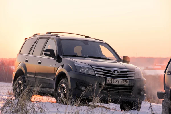 Москва Россия Января 2014 Китайский Внедорожник Great Wall Hover — стоковое фото