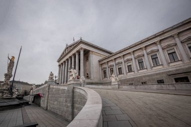 Vienna, Avusturya - 4 Ocak 2014: Avusturya Parlamento Binası 
