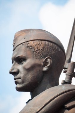 Myshkin, Rusya - 8 Temmuz 2013: 1941-1945 yılında ölülerin anısına anıt