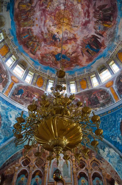 Mychkine Russie Juillet 2013 Intérieur Ancienne Cathédrale Saint Nicolas Dans — Photo