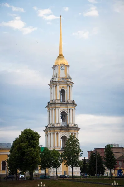 Rybinsk Russia July 2013 Cathedral Transfiguration Jesus — Stock Photo, Image