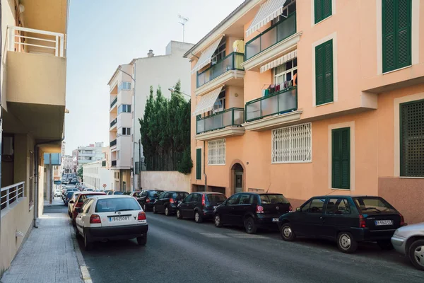 Inca, Mallorca, İspanya - 24 Temmuz 2013: Inca, Mallorca ada merkezinde yer alan şehir görüntüsü