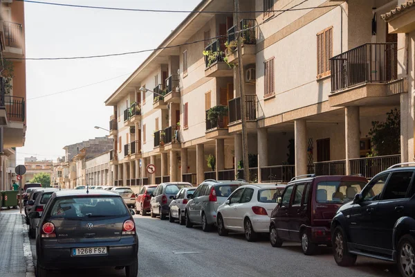 Inca, Mallorca, İspanya - 24 Temmuz 2013: Inca, Mallorca ada merkezinde yer alan şehir görüntüsü