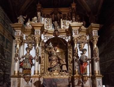 Mallorca, İspanya - 19 Temmuz 2013: İç Lluc Manastırı