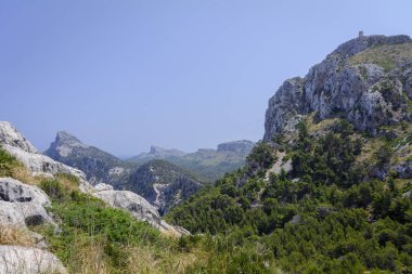 Mallorca, İspanya. Cape Formentor (Cap de Formentor görünümünü)