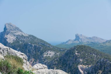 Mallorca, İspanya. Cape Formentor (Cap de Formentor görünümünü)