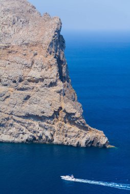 Mallorca, İspanya. Cape Formentor (Cap de Formentor görünümünü)