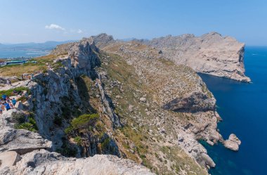 Mallorca, Spain - July 19, 2013: View of Cape Formentor (Cap de Formentor)