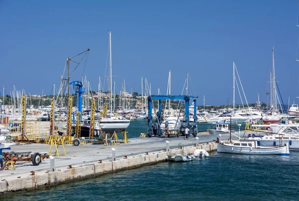 西班牙马洛卡波伦萨港 2013年7月19日 港口主码头 — 图库照片