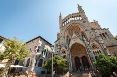 Mallorca, İspanya - 20 Temmuz 2013: Kilisesi, Aziz Bartholomew Nottingham içinde