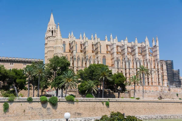 Palma Mallorca Balearic Islands Spain July 2013 Cathedral Mary Palma — Stock Photo, Image