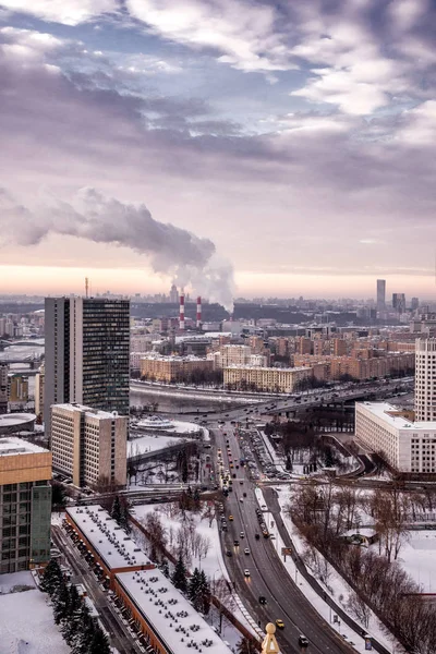 Moskau Russland Januar 2019 Blick Auf Das Gebäude Der Regierung — Stockfoto