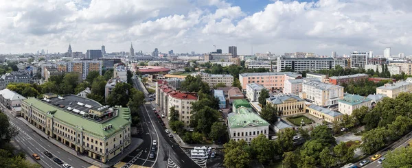 Moskova Rusya Temmuz 2018 Spartakovskaya Novoryazanskaya Sokakları Elokhovsky Geçidinin Kesiştiği — Stok fotoğraf