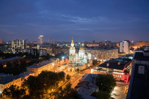 Mosca Russia Luglio 2018 Cattedrale Dell Epifania Yelokhovo Chiesa Vicaria — Foto Stock