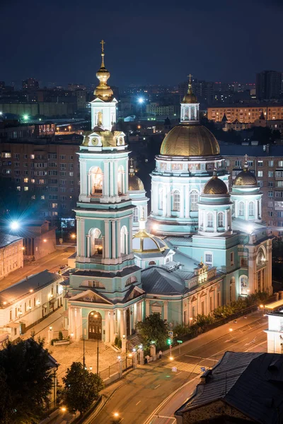 Moscú Rusia Julio 2018 Catedral Epifanía Yelokhovo Iglesia Vicarial Los — Foto de Stock