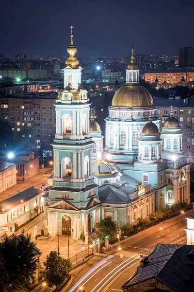 Moscow Russia July 2018 Epiphany Cathedral Yelokhovo Vicarial Church Moscow — Stock Photo, Image