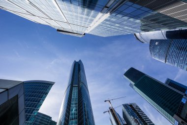 Moskova, Rusya - 9 Mayıs 2015: Moskova Uluslararası İş Merkezi (Mibc) (Moskva-Citi)