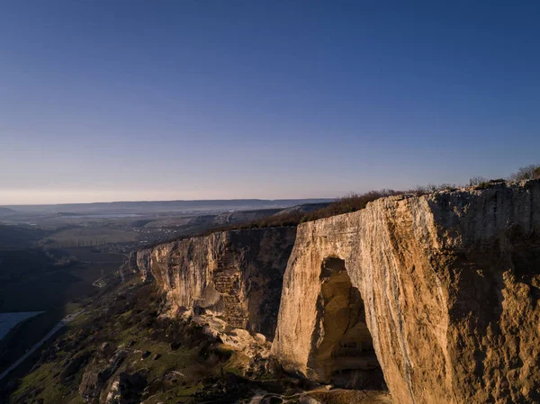 Bakhchysarai República Crimea Abril 2019 Kachi Kalon Kachi Kalyon Monasterio — Foto de Stock