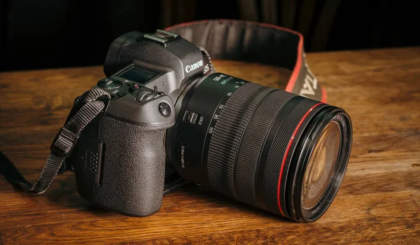 Москва Россия Января 2019 Года Новая Камера Canon Eos Мегапиксельная — стоковое фото