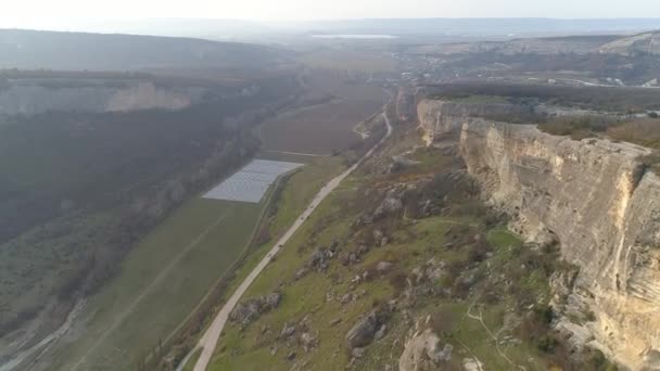 Bakhchysarai Repubblica Del Crimea Ucraina Aprile 2019 Volo Del Drone — Video Stock