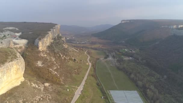 Bahchysaraï République Crimée Ukraine 1Er Avril 2019 Vol Drone Près — Video