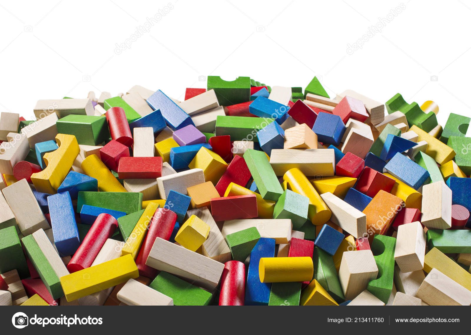 colored wooden building blocks