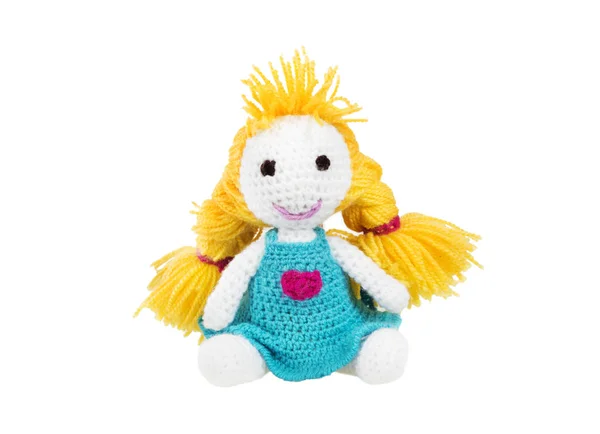 Bebek Tığ Işi Yapımı Şirin Örgü Bebek Amigurumi Oyuncak Telifsiz Stok Imajlar