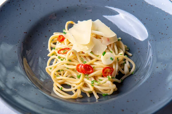 Spaghetti Aglio Olio — Stok Foto
