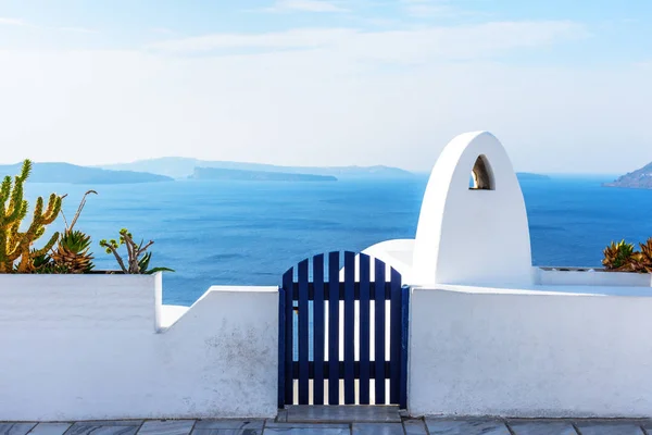 Santorini Grekland Pittoresk Utsikt Över Traditionella Kykladiska Oia Santorini Hus — Stockfoto