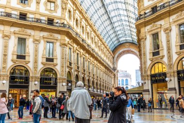 Galleria Vittorio Emanuele II Milano, İtalya