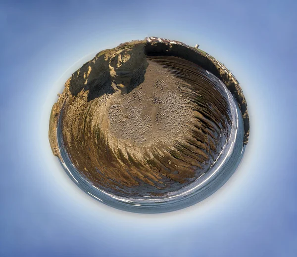 Coastal Nature Little Planet View Papoa Viewpoint Peniche Portugal — Stock Photo, Image