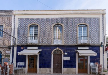 Portekiz şehirlerinin tipik binalarının görüntüsü.