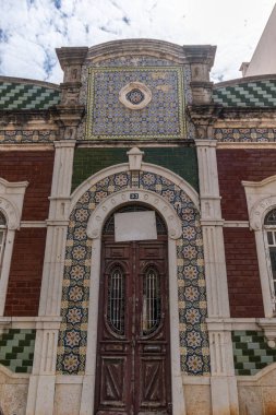 Portekiz şehirlerinin tipik binalarının görüntüsü.