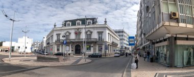 Ticari turist alan şehrin Faro, Portekiz