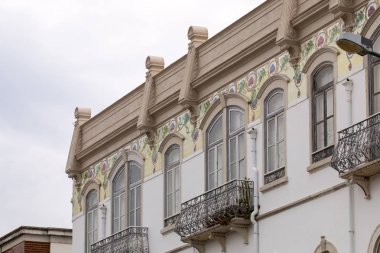 Portekiz şehirlerinin tipik binalarının görüntüsü.