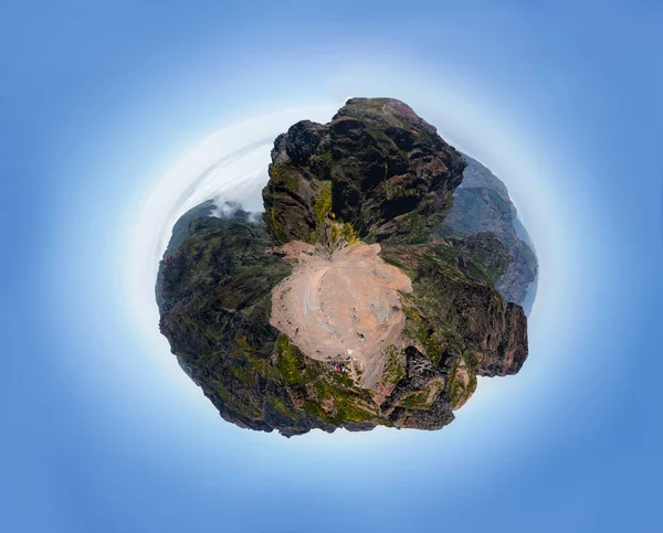 Pequeño Planeta Del Mirador Cordillera Pico Arieiro Ubicado Isla Madeira — Foto de Stock