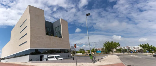 Vista Teatro Moderno Cidade Faro Portugal — Fotografia de Stock