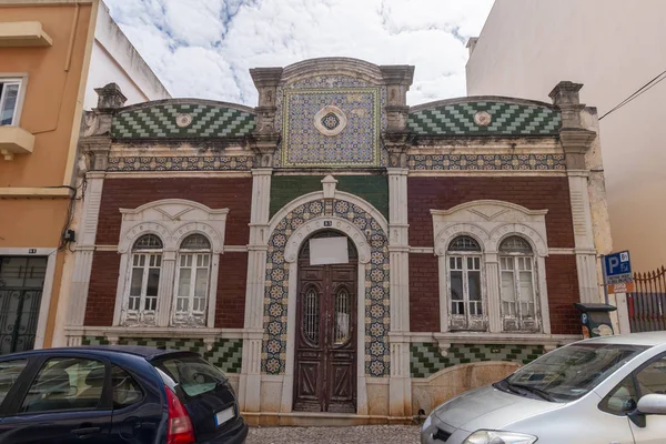 Vista Dos Edifícios Típicos Das Cidades Portuguesas — Fotografia de Stock