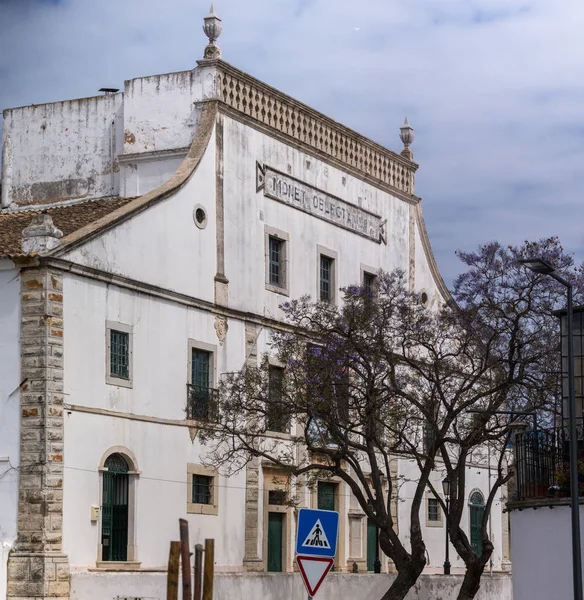 Widok Klasyczny Teatr Miasta Lethes Faro Portugalia — Zdjęcie stockowe