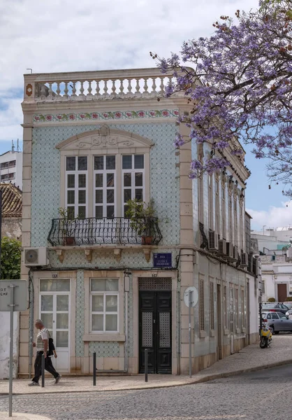 Vista Dos Edifícios Típicos Das Cidades Portuguesas — Fotografia de Stock