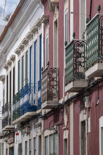 Vista Dos Edifícios Típicos Das Cidades Portuguesas — Fotografia de Stock