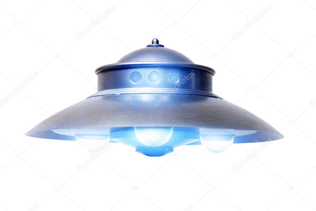 Close view of the classic dome ufo saucer.