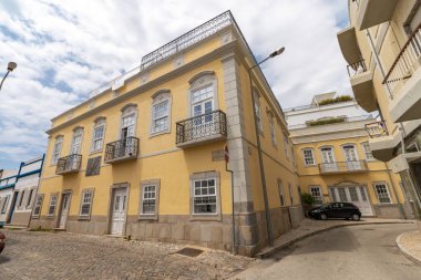 Portekiz şehirlerinin tipik binalarının görüntüsü.