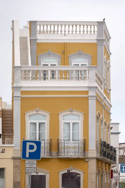 Vista Dos Edifícios Típicos Das Cidades Portuguesas — Fotografia de Stock