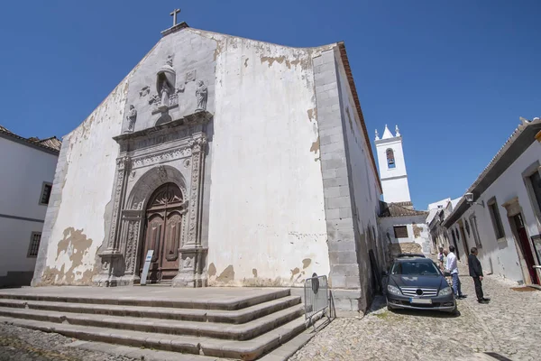 Chrześcijańskiego Kościoła Misericordia Znajduje Się Mieście Tavira Portugalia — Zdjęcie stockowe