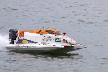 Portimao, Portekiz: 20 Mayıs, 2018 - Portekizce Grand Prix - F1 yarış olay 2018 Edition Powerboat Portimao Arade Nehri üzerinde Portekiz düzenlenen.