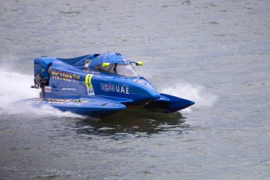 Portimao, Portekiz: 20 Mayıs, 2018 - Portekizce Grand Prix - F1 yarış olay 2018 Edition Powerboat Portimao Arade Nehri üzerinde Portekiz düzenlenen.