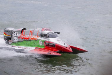 Portimao, Portekiz: 20 Mayıs, 2018 - Portekizce Grand Prix - F1 yarış olay 2018 Edition Powerboat Portimao Arade Nehri üzerinde Portekiz düzenlenen.