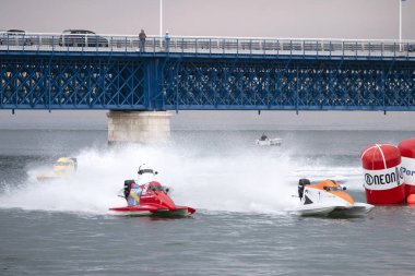 Portimao, Portekiz: 20 Mayıs, 2018 - Portekizce Grand Prix - F1 yarış olay 2018 Edition Powerboat Portimao Arade Nehri üzerinde Portekiz düzenlenen.