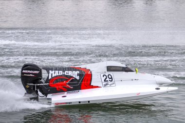 Portimao, Portekiz: 20 Mayıs, 2018 - Portekizce Grand Prix - F1 yarış olay 2018 Edition Powerboat Portimao Arade Nehri üzerinde Portekiz düzenlenen.